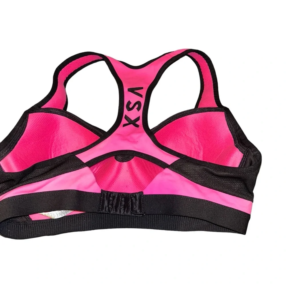 Victoria secret pink sports bra 34B Vsx sport neon pink - Picture 2 of 4